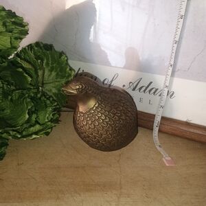 Elegant Bronze Bird Figurine